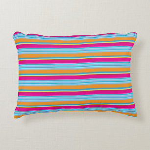 Cojín Decorativo Rayas mágicas de colores lindos