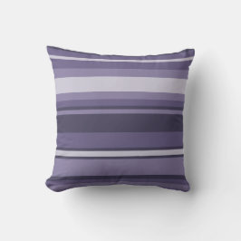 Cojín Decorativo Rayas moradas heather