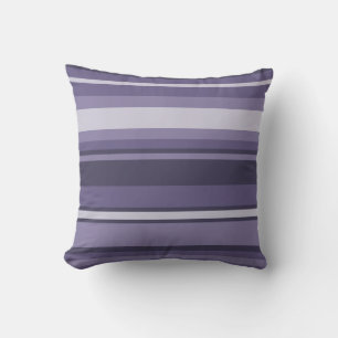 Cojín Decorativo Rayas moradas heather