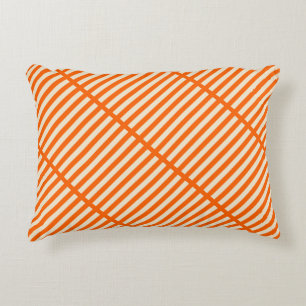 Cojín Decorativo Rayas naranjas