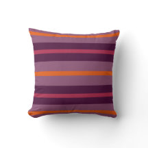 Rayas Retro Mod Naranja Púrpura Frambuesa Malva