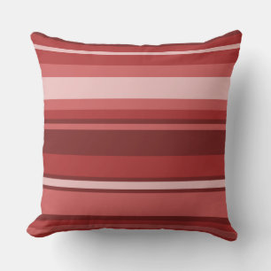 Cojín Decorativo Rayas rojas