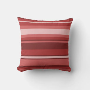 Cojín Decorativo Rayas rojas