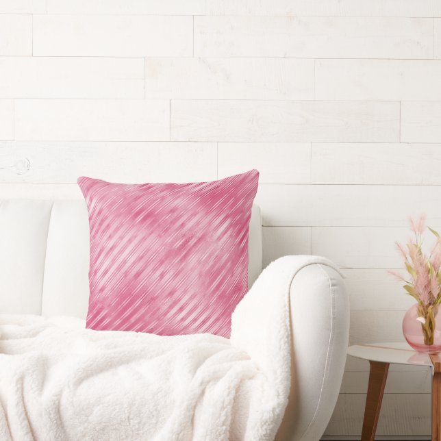 Cojín Decorativo Rayas rosas Glam (Sofá)