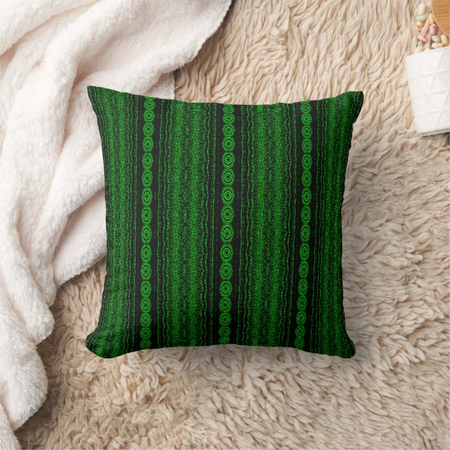 Cojín Decorativo Rayas verdes limones (Manta)