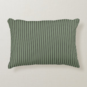 Cojín Decorativo Rayas verdes vintage