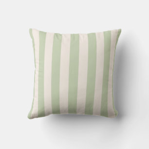 Cojín Decorativo Rayas verticales verde pastel