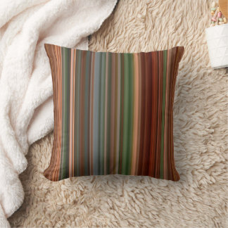 Cojín Decorativo Rayo de otoño de ciprés calvo, melocotón y verde