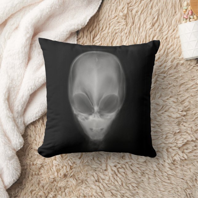Cojín Decorativo Rayo X Alien Skull (Manta)
