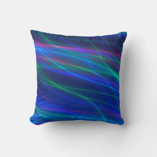 Cojín Decorativo Rayos multicolores brillantes