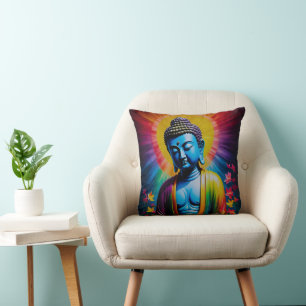 Cojín Decorativo Rayos sagrados de paz de Buda