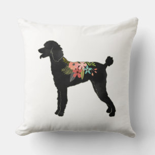 Cojín Decorativo Raza de perro de caramelo normal Silueta de boho f
