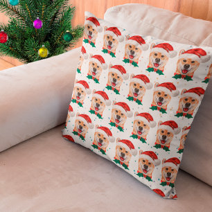 Cojín Decorativo Razas de Perros Shiba Inu Estrellas de Navidad
