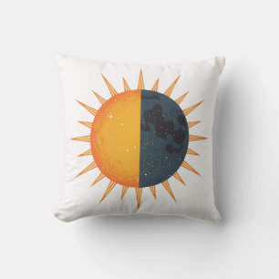 Cojín Decorativo Razas vintage de Sun y Moon Retro