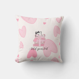 Cojín Decorativo Read • Love • Relax – Cat & Book Pillow