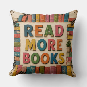 Cojín Decorativo Read More Books Reading Classroom