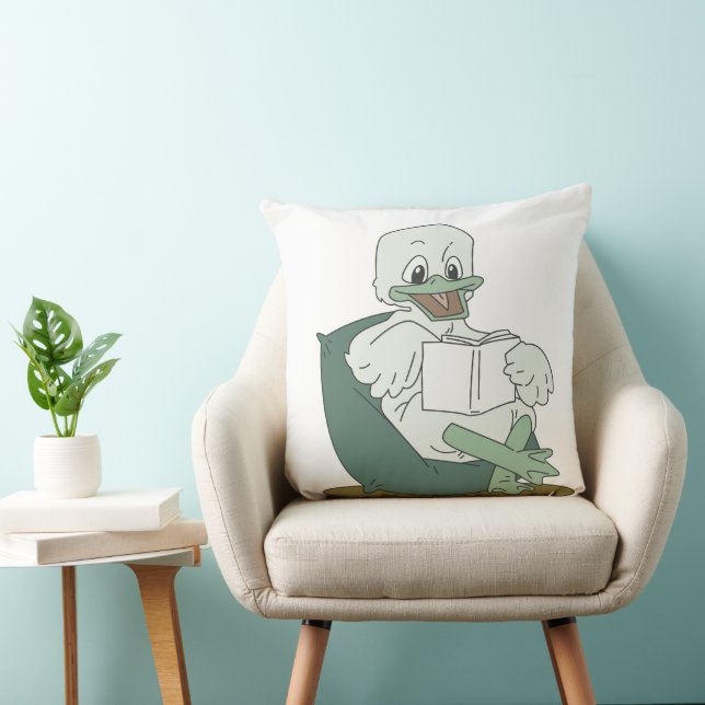 Cojín Decorativo Reading Duck Throw Pillow (Silla)