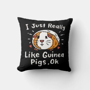 Cojín Decorativo Realmente Me Gusta Guinea Cerdo Kawaii