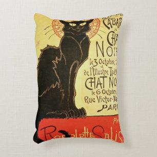 Cojín Decorativo Reapertura del cabaret Noir de la charla, 1896