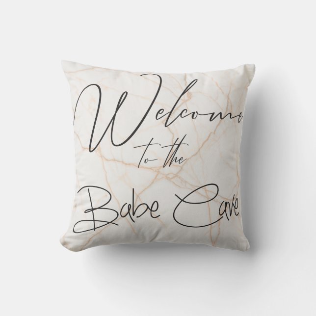 Cojín Decorativo recepción a la cueva del bebé (Anverso)