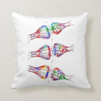 Cojín Decorativo Receptor de la sinapsis, neurología, arte médico
