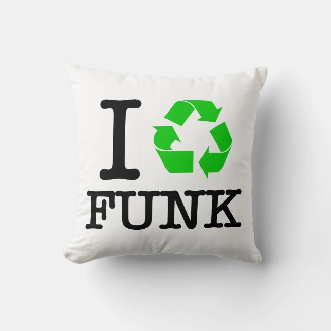 Cojín Decorativo Reciclo Funk (Anverso)