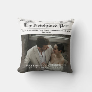 Cojín Decorativo Recién casada Merry y casada