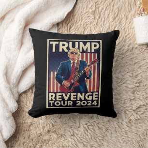 Cojín Decorativo Recorrido por la venganza Trump 2024 en las elecci