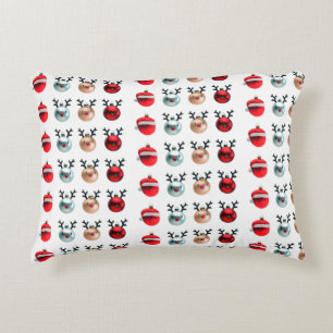 COJÍN DECORATIVO RECORTAR PEQUEÑOS FAMILIARES PARA NAVIDADES