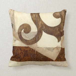 Cojín Decorativo Recorte de periódicos antiguos