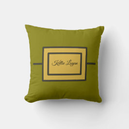 Cojín Decorativo Rectángulo Enmarcado