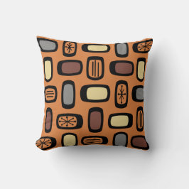 Cojín Decorativo Rectángulos redondeados de MCM de medio siglo Nara