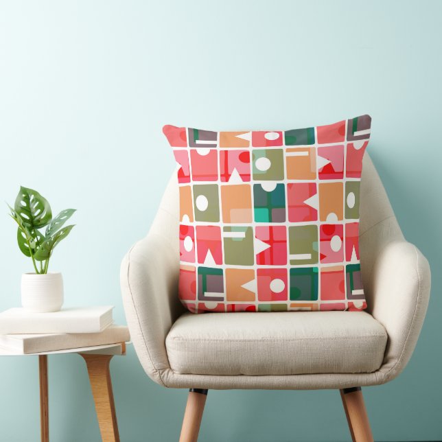 Cojín Decorativo Rectángulos Resumen 120623 (Silla)