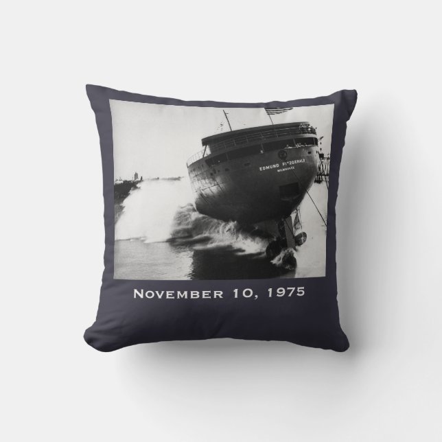 Cojín Decorativo Recuerda el Edmund Fitzgerald (Anverso)
