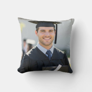 Cojín Decorativo Recuerdo de foto de graduación personalizada regal