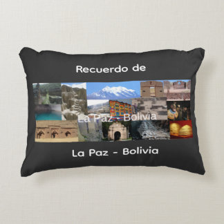 Cojín Decorativo Recuerdo de La Paz Bolivia