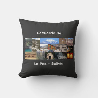 Cojín Decorativo Recuerdo de La Paz Bolivia