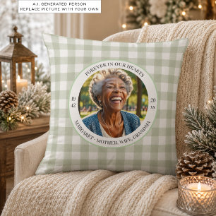 Cojín Decorativo Recuerdo de Navidad para Siempre en Nuestros Coraz