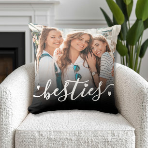 Cojín Decorativo Recuerdo Personalizado de la Mejor Amiga con Foto