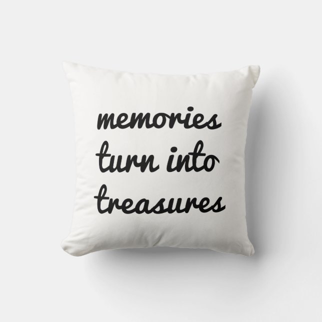 Cojín decorativo recuerdos (Anverso)