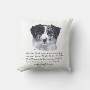 Cojín Decorativo Recuerdos de Border Collie