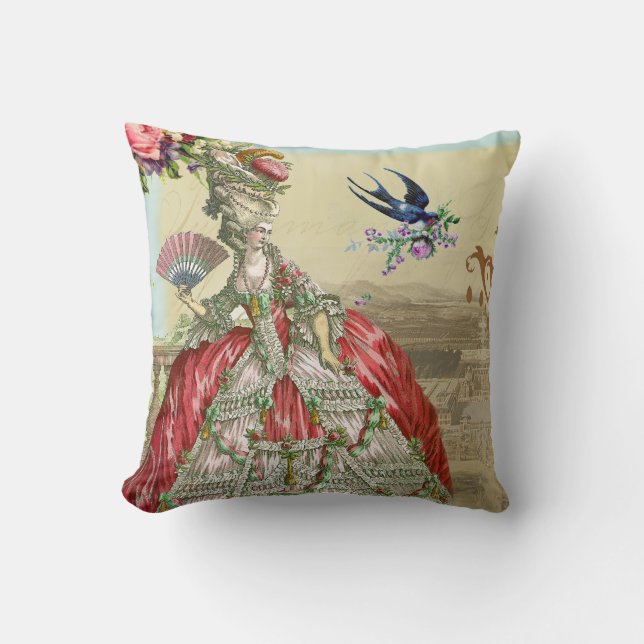 Cojín Decorativo Recuerdos de Versalles (Anverso)