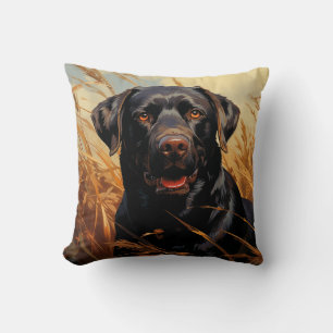 Cojín Decorativo Recuperación de Labrador de chocolate