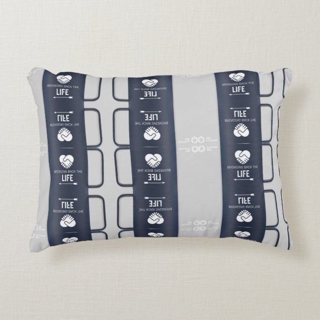 Cojín Decorativo recuperar la vida (Anverso)