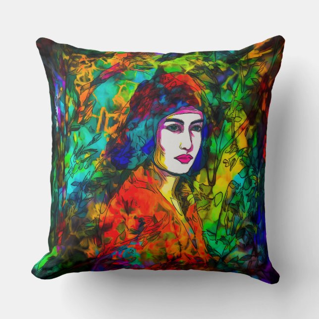 Cojín Decorativo Red Beret (Anverso)