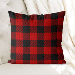 Cojín Decorativo Red Buffalo Plaid