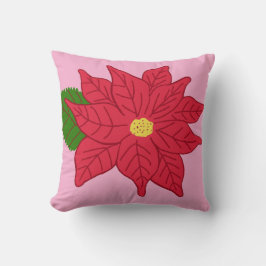 Cojín Decorativo Red Christmas Poinsettia