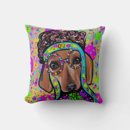 COJÍN DECORATIVO RED DACHSHUND