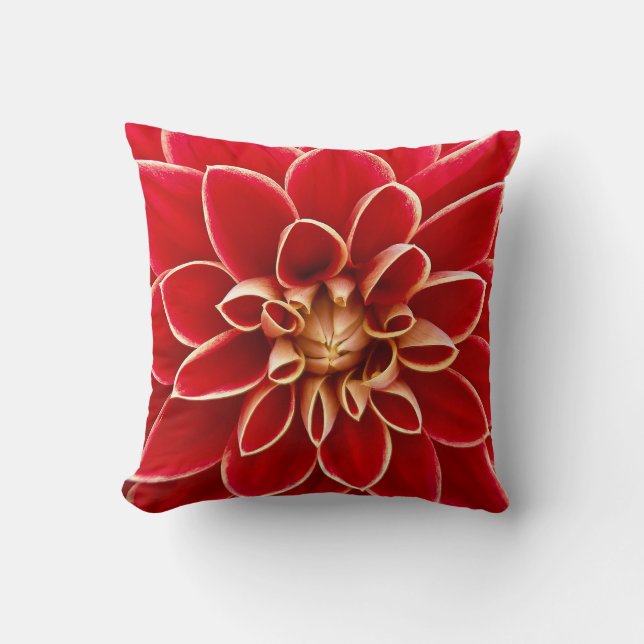Cojín Decorativo Red Dahlia (Anverso)