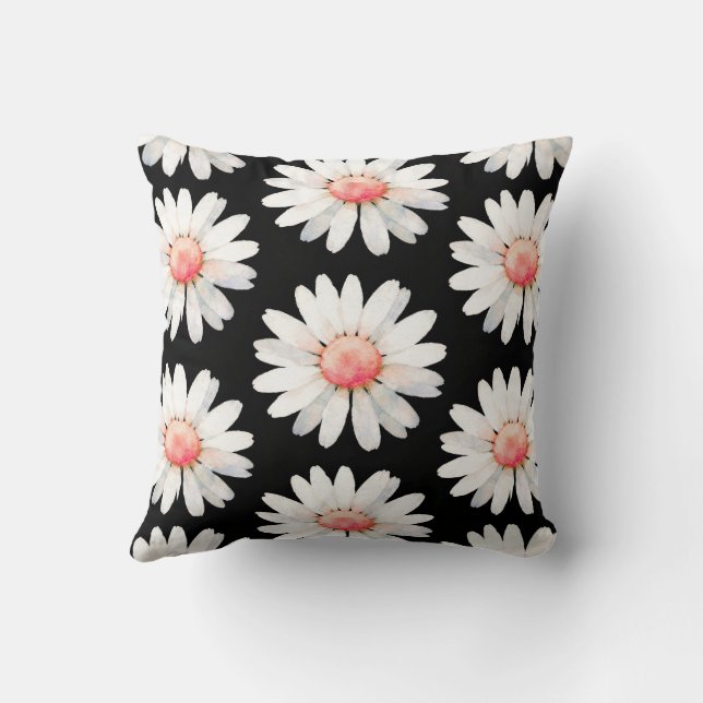 Cojín Decorativo Red Dotted Daisy's (Reverso)